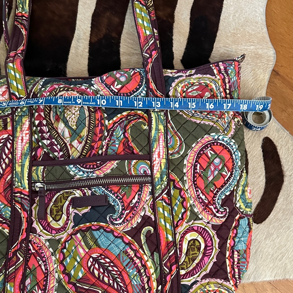 Vera Bradley Heirloom Paisley Tote - Picture 2 of 10